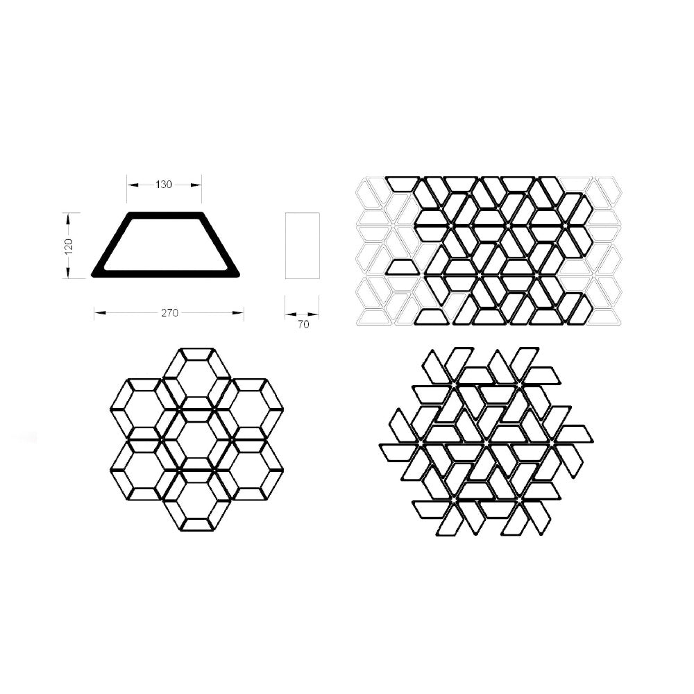 Gaudi Lattice Bricks: Design 4