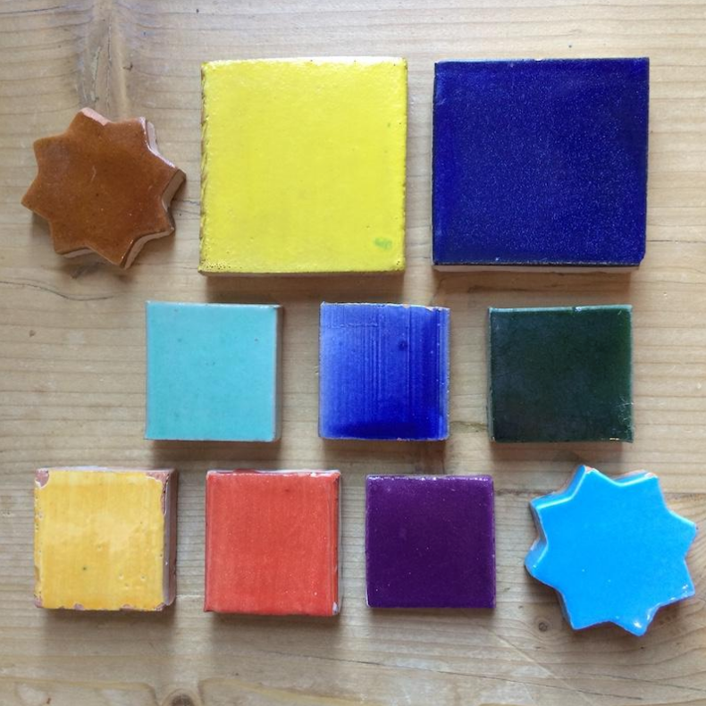 Terracotta: Stars, crosses, and complementary insets