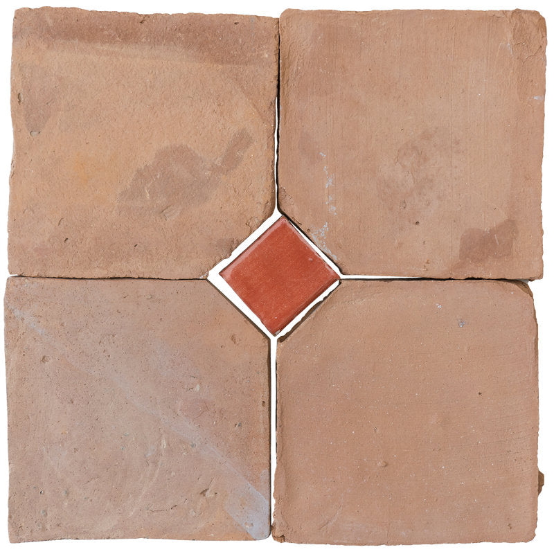 Terracotta: Handmade Pentagons with Insets