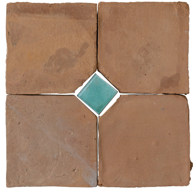 Terracotta: Handmade Pentagons with Insets