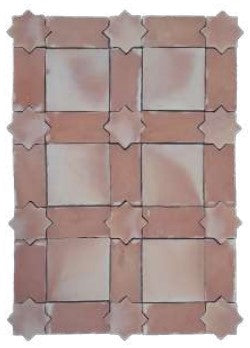 Terracotta: Stars, crosses, and complementary insets