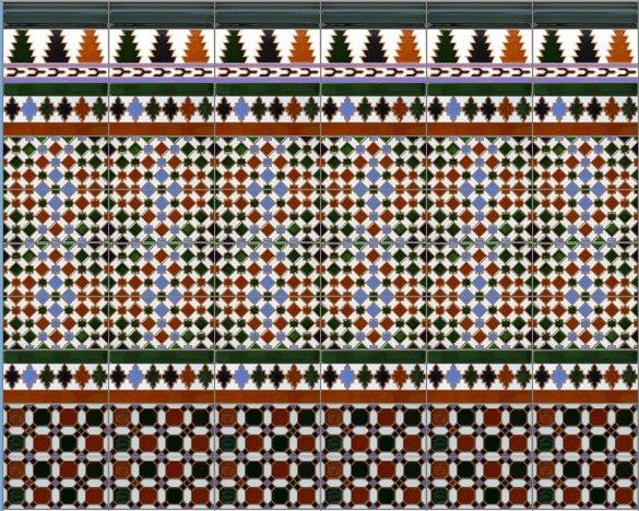 Granada Tiles: Arrayanes